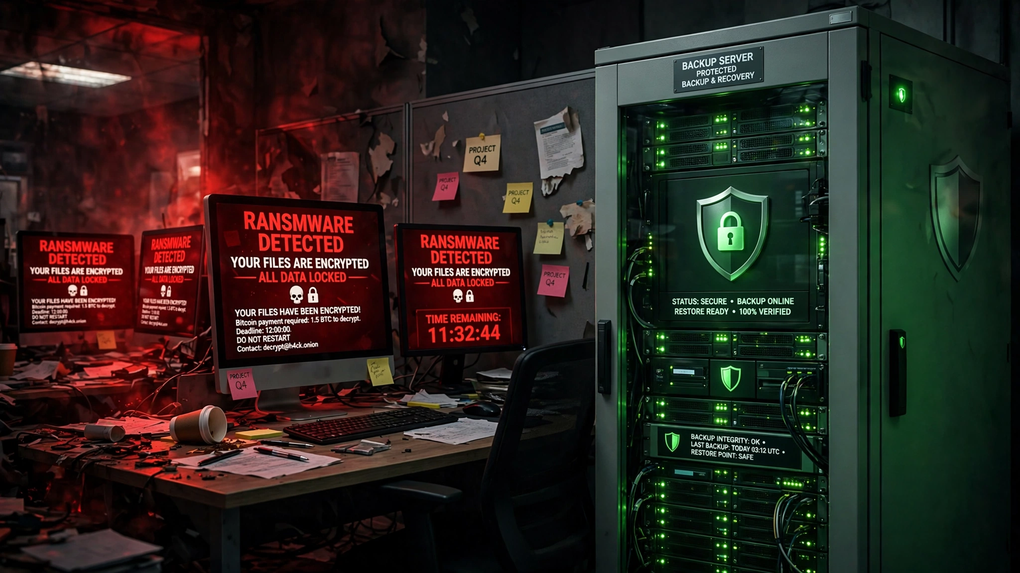 Ransomware и защитен backup сървър