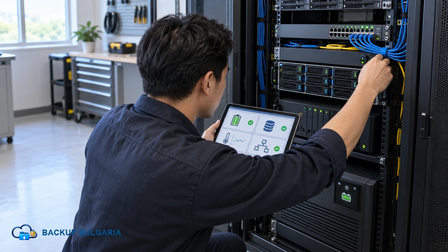 Планирана проверка на сървърна, мрежова и UPS инфраструктура