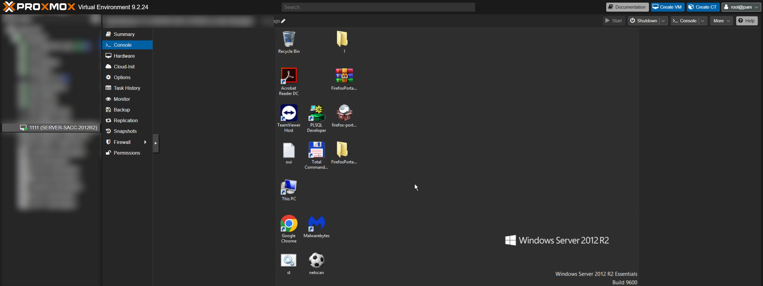 Запазената работна среда на Windows Server 2012 R2