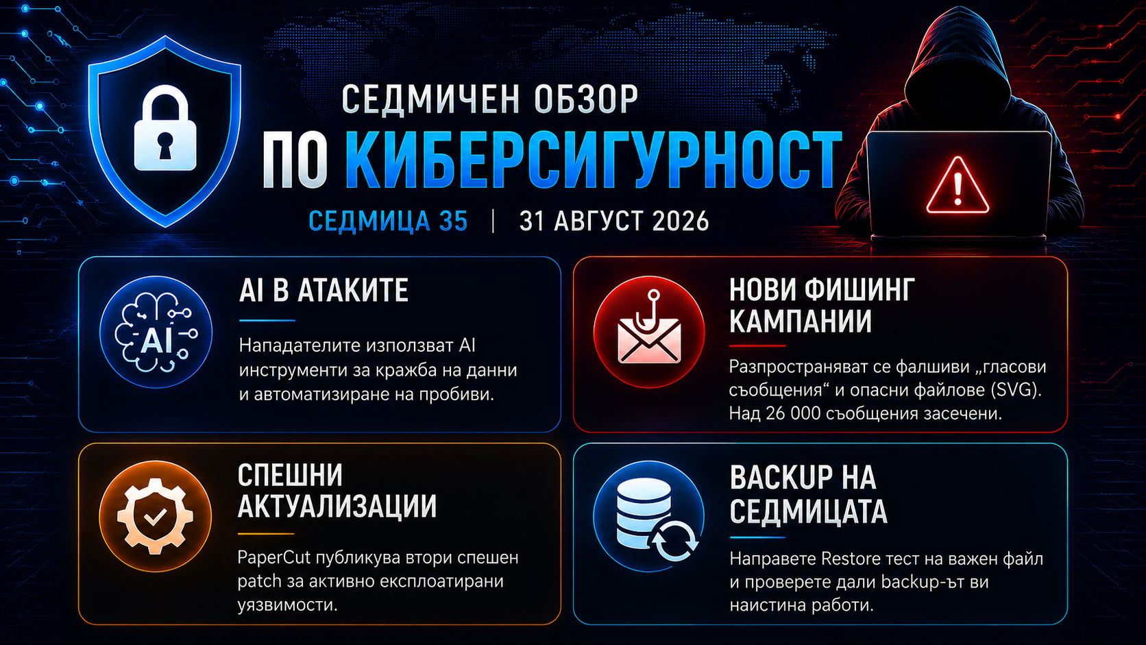 Седмичен обзор по киберсигурност – Седмица 35