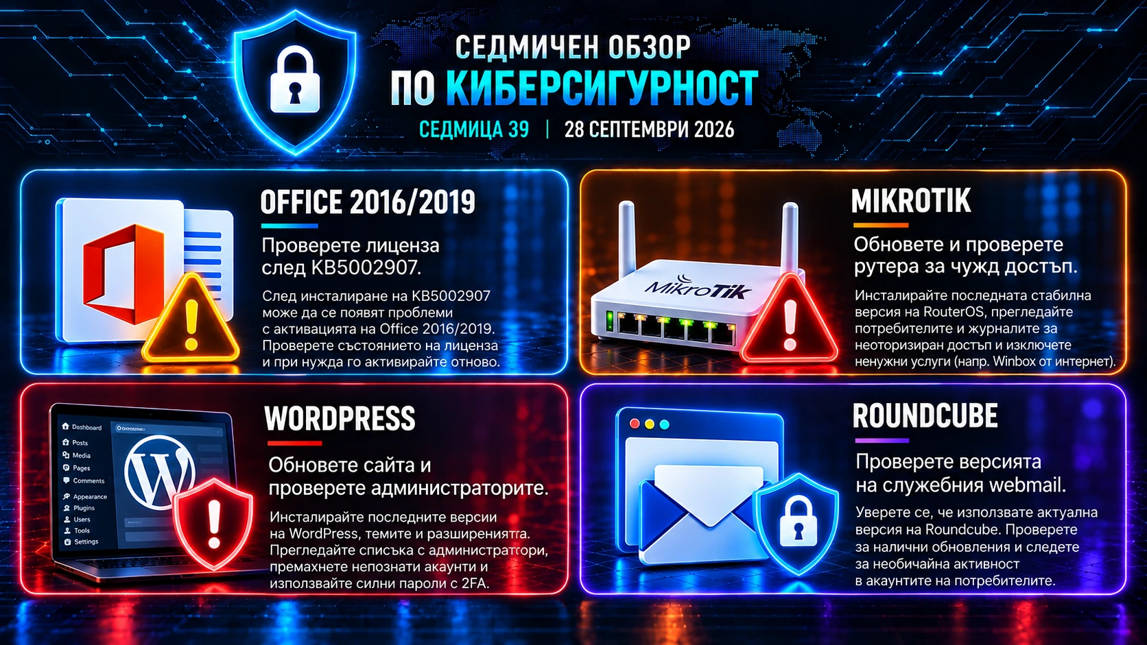 Седмичен обзор по киберсигурност – Седмица 39