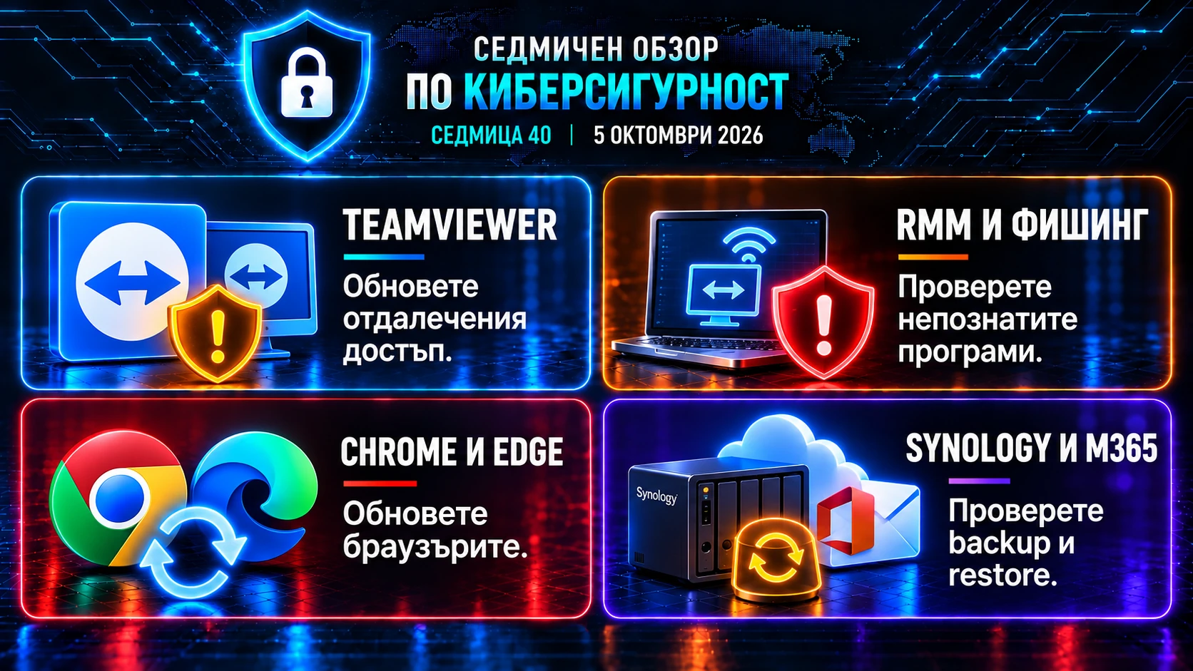 Седмичен обзор по киберсигурност – Седмица 40